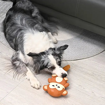 Hugsmart Jungle Tails Monkey Dog Toy – texture and size detail