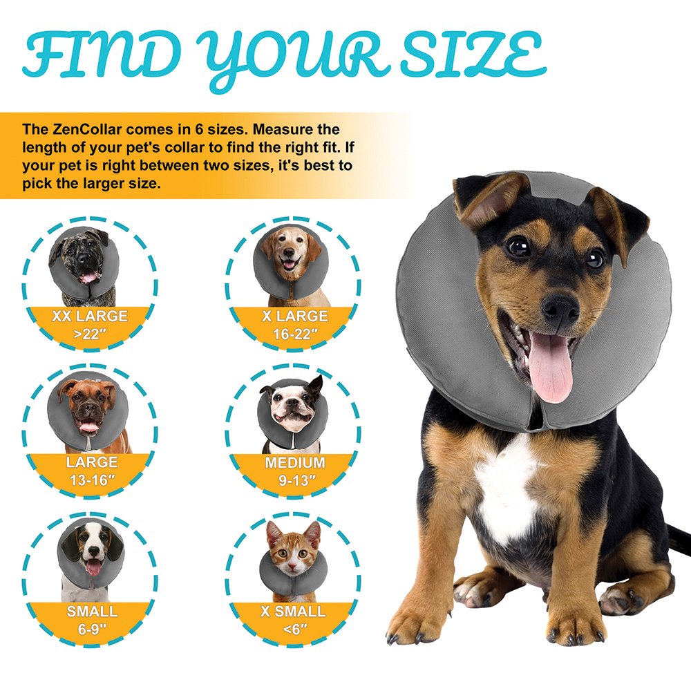 Dogs Comfortable Inflatable Recovery Collar