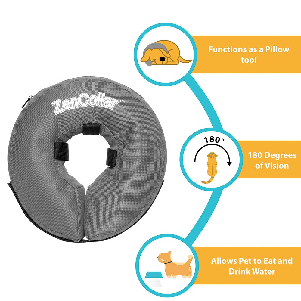 Dogs Comfortable Inflatable Recovery Collar