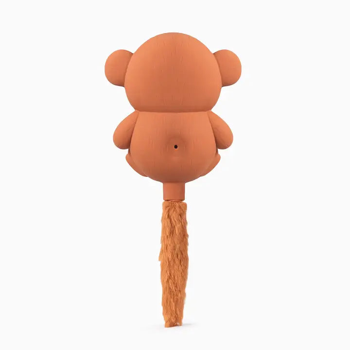 Hugsmart Jungle Tails Monkey Dog Toy – side view