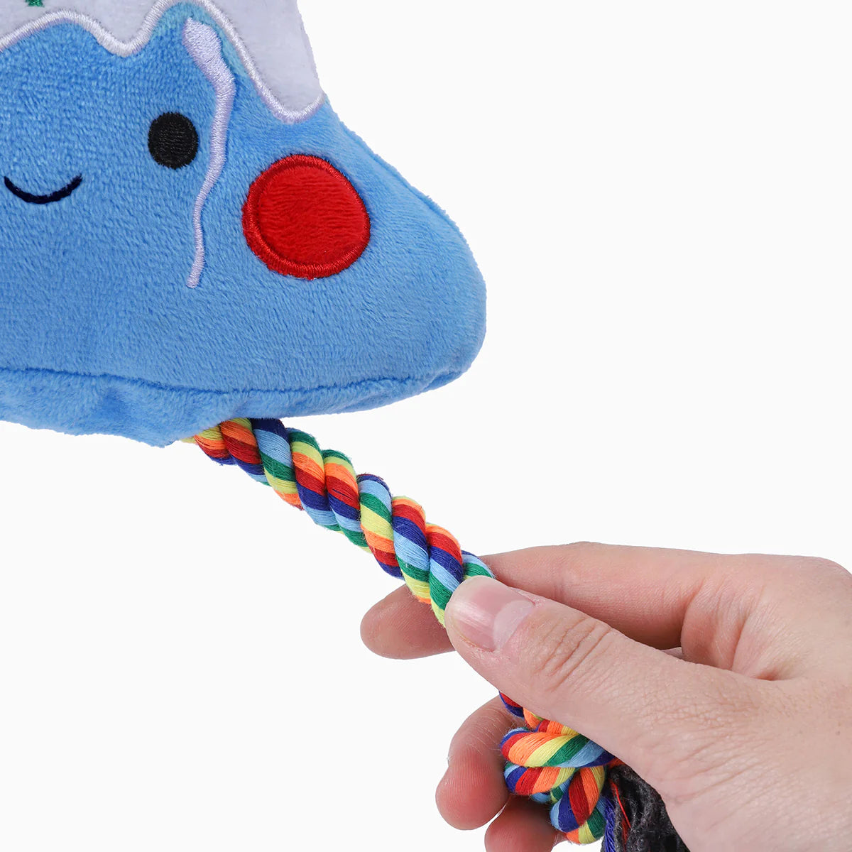 Hugsmart Foodie Japan Fuji Ice-Cream dog toy close-up of design