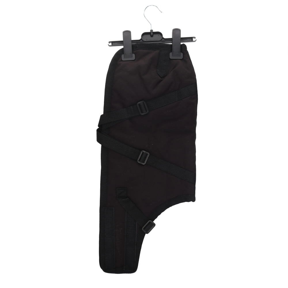 ZeeZ Waterproof Supreme Dog Coat Oil Skin Gen 2 side view on dog