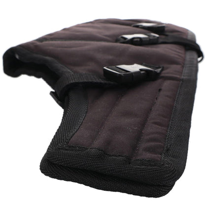 ZeeZ Waterproof Supreme Dog Coat Oil Skin Gen 2 rear leg strap detail