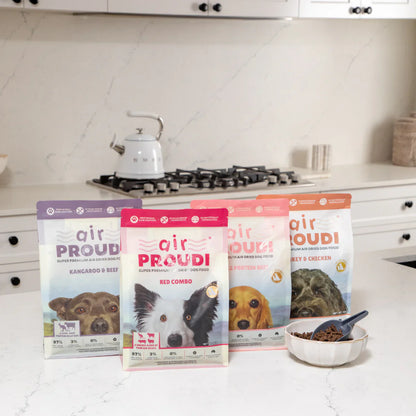 Proudi - Air Dried Dog Food Kangaroo & Beef Super Premium Complete Meal