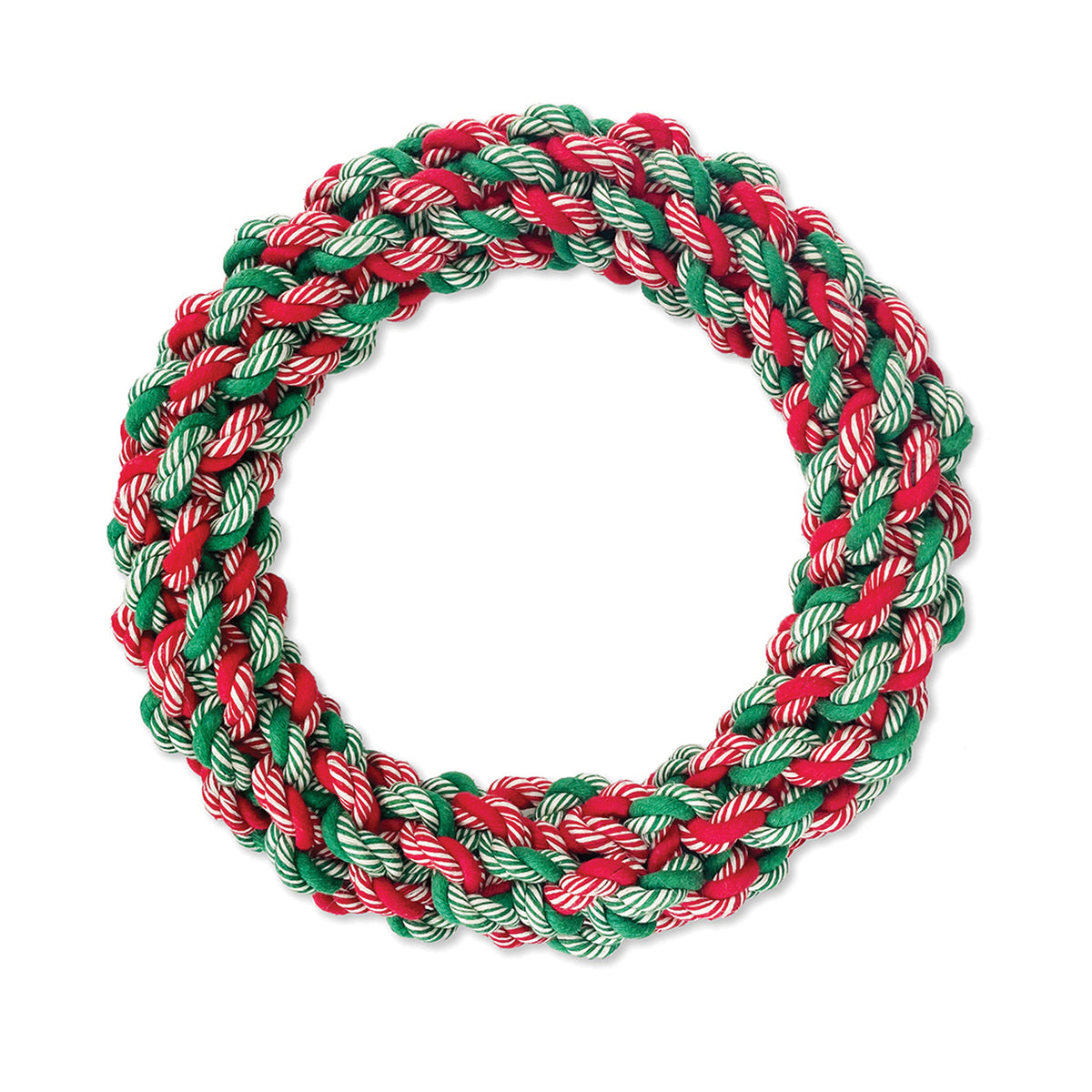 Prestige Pet Christmas Wreath Rope Toy for dogs