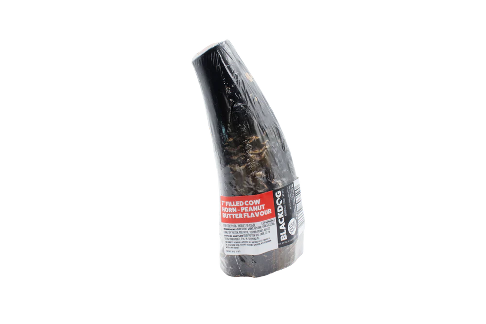 Blackdog – Filled Cow Horn – Peanut Butter Flavour