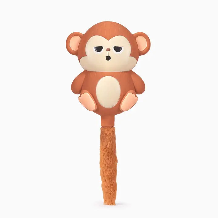 Hugsmart Jungle Tails Monkey Dog Toy – Latexplus latex body with crinkle plush tail