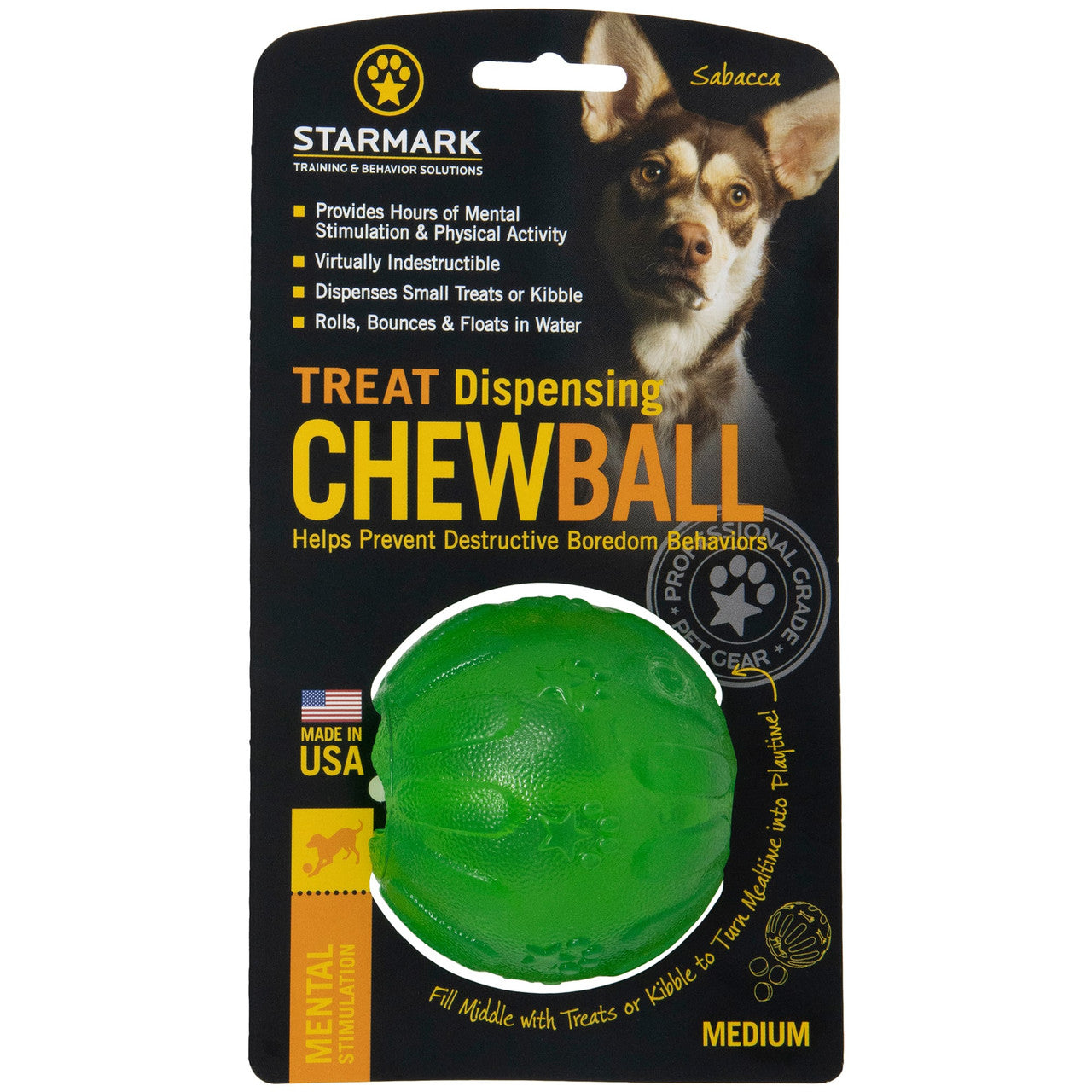 Starmark - Treat Dispensing Chew Ball product image 1