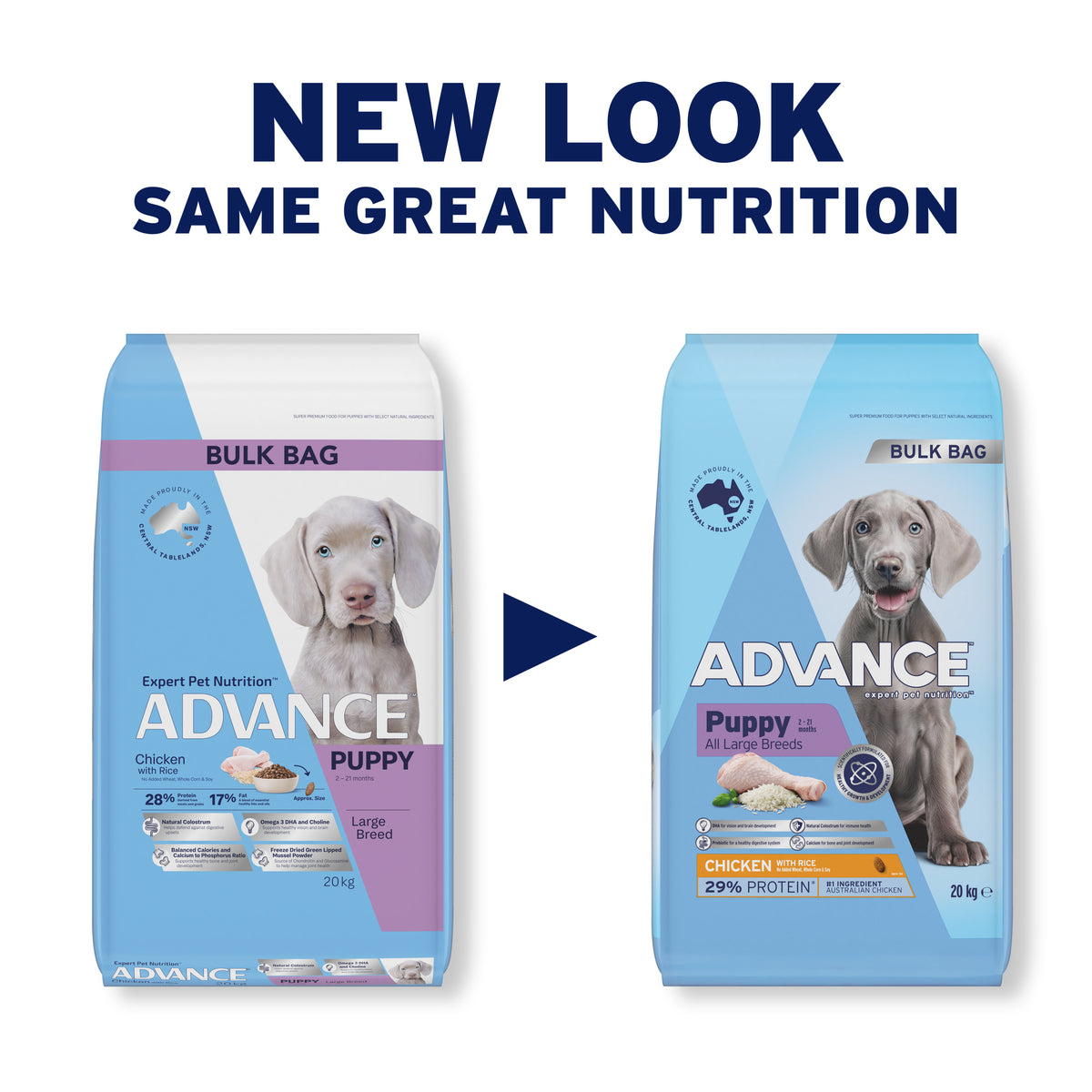 Advance Puppy All Large Breeds 20kg bulk bag