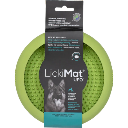 LickiMat UFO in green with label