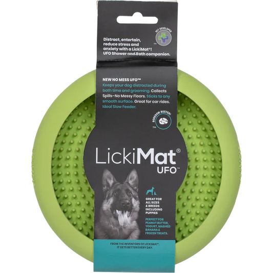 LickiMat UFO in green with label