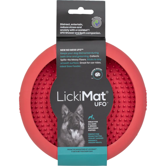 LickiMat UFO in pink with label