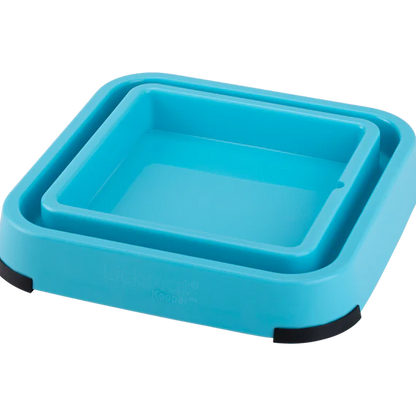 LickiMat Outdoor Keeper in turquoise without label