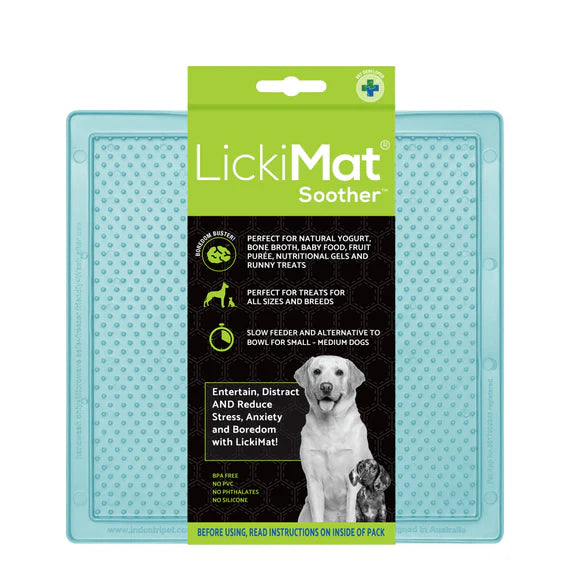 LickiMat Pastel Soother in mint colourway