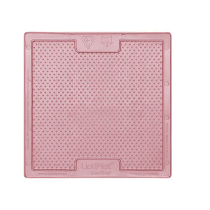 Close-up of LickiMat Pastel Soother guava texture