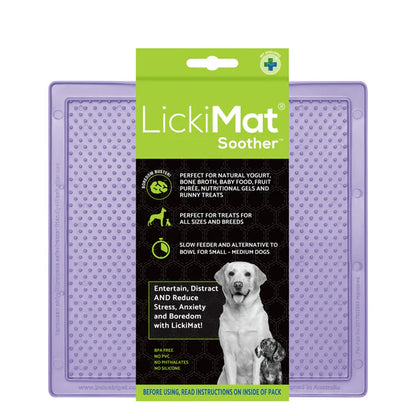 LickiMat Pastel Soother in lavender colourway