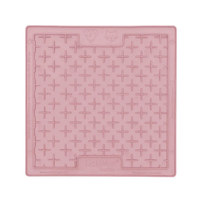 LickiMat Pastel Buddy in guava colour, product shot