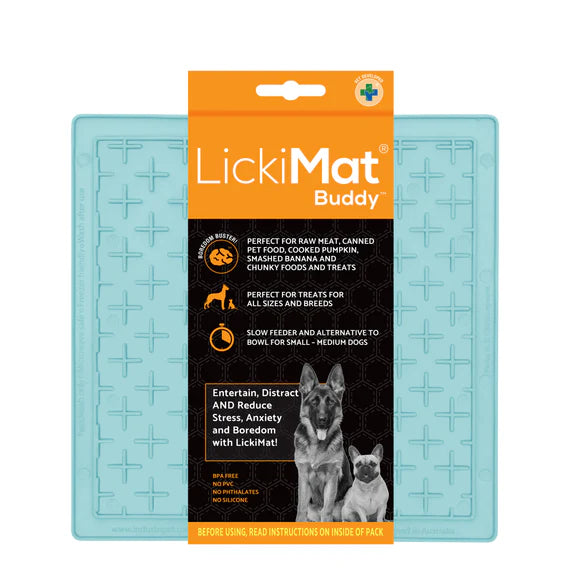 LickiMat Pastel Playdate in mint colourway