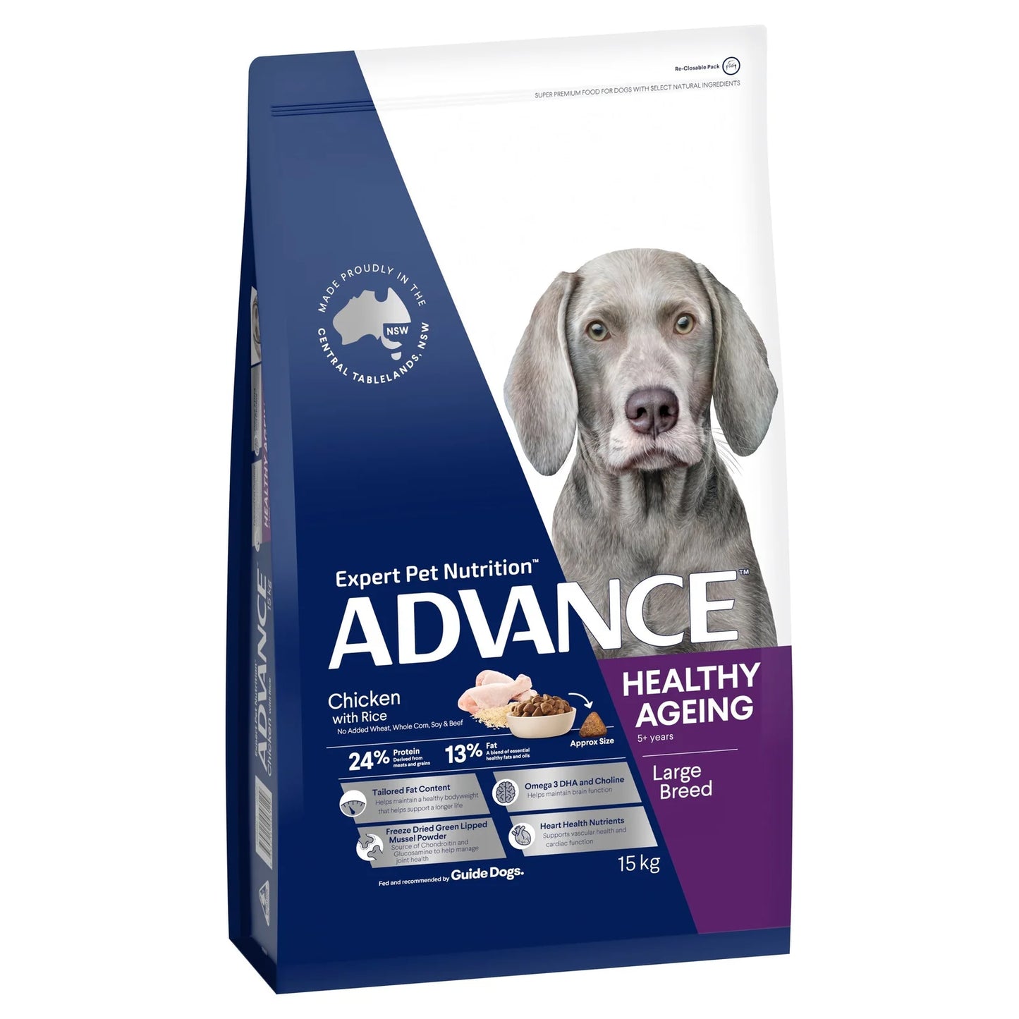 ADVANCELargeHealthyAgeingDryDogFoodChickenwithRice15kgBag-0_e588bf4a-62ef-41dc-bc6f-31ecf2913d47