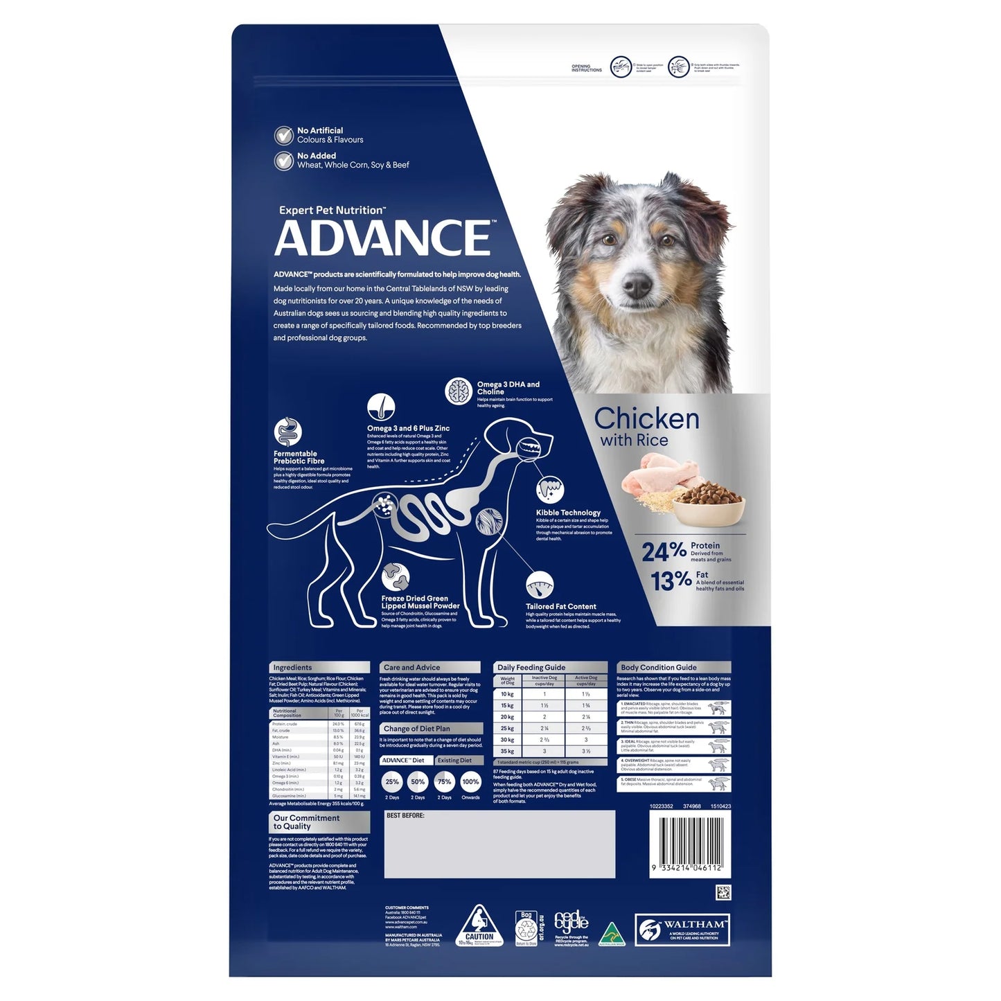 ADVANCEMediumHealthyAgeingDryDogFoodChickenwithRice15kgBag-2_358fdf51-d686-4329-8e55-2a646db09589