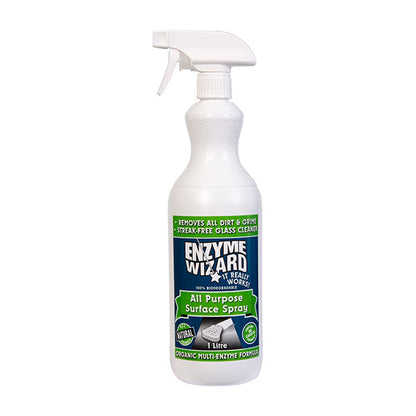 Enzyme Wizard All Purpose Surface Spray bottle front label