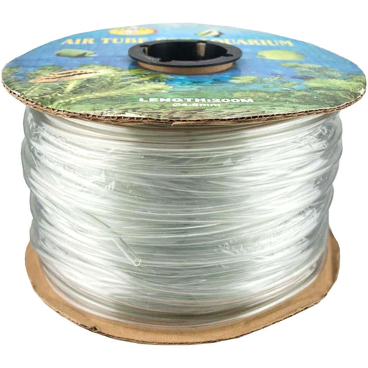 Coil of Pet Worx 4mm silicone airline tubing for connecting aquarium air pumps