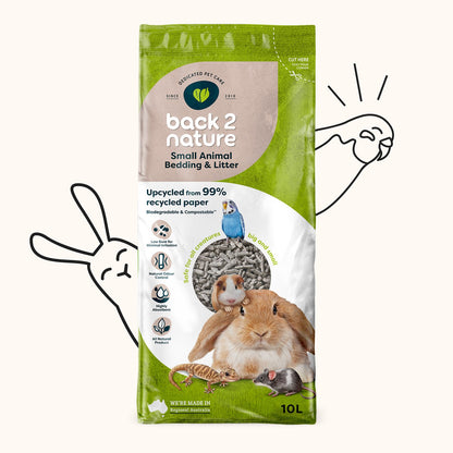 Fibrecycle Back-2-Nature small animal bedding pack range