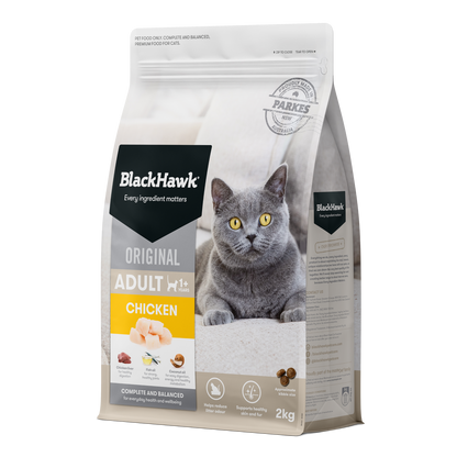 Black Hawk Adult Cat Chicken 2kg front of pack