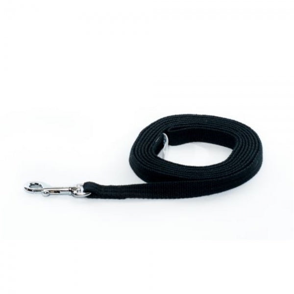 Beau Pets Cotton Webbing Training Lead - Black