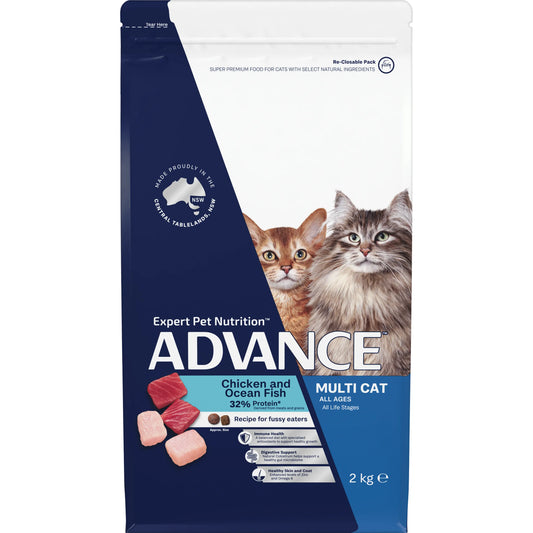 Advance Cat Food for Multiple breed | Chicken & Ocean Fish