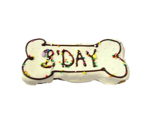 Huds and Toke – Large B'Day Bone Cookie