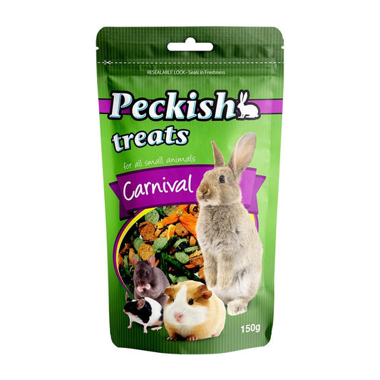Peckish Carnival small animal treats packaging