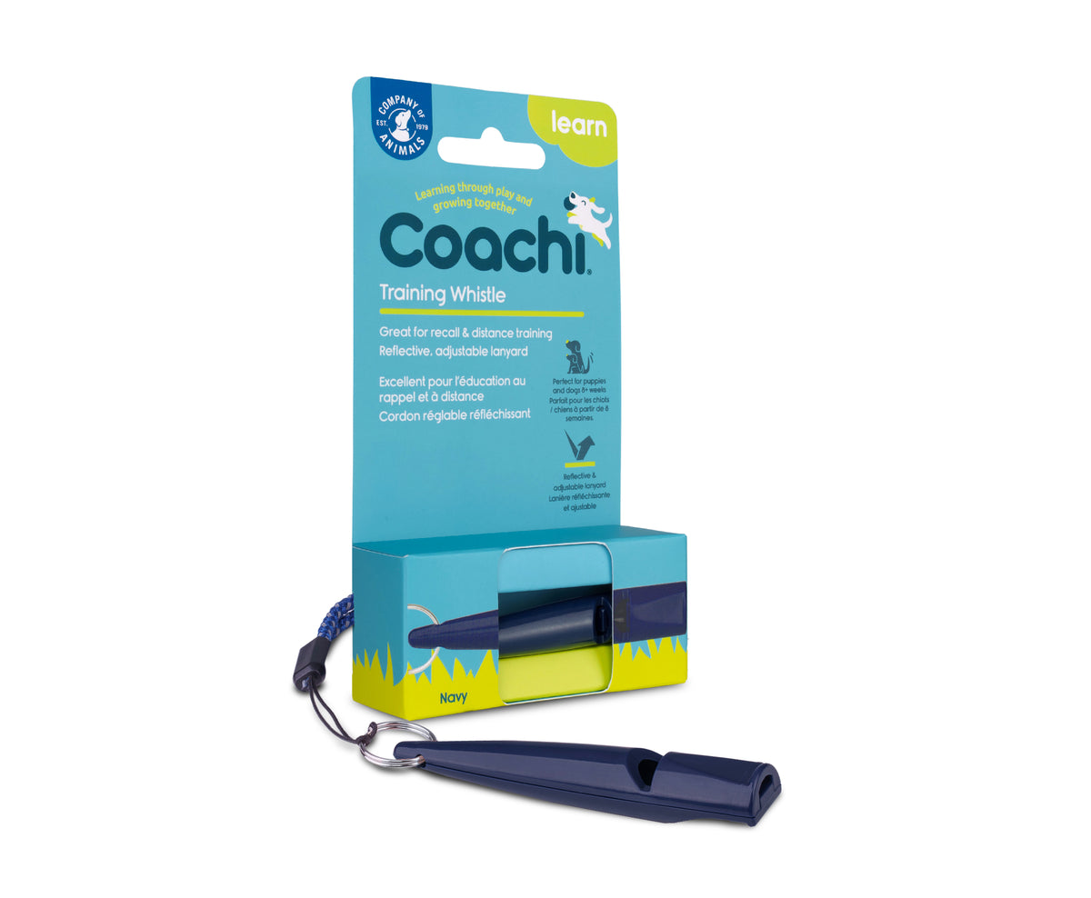 Coachi dog training whistle in navy