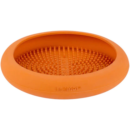 LickiMat UFO in orange close-up view