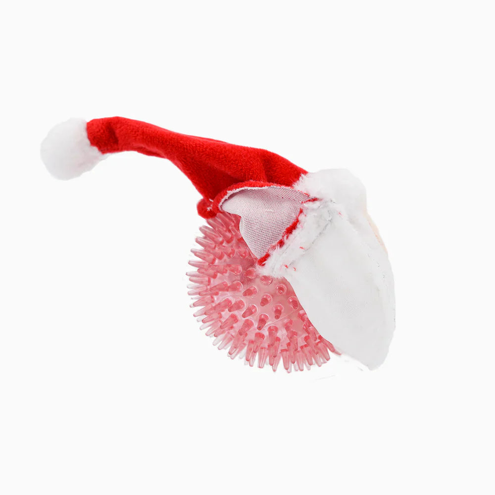 Happy Woofmas – Super Ball Santa Dog Toy
