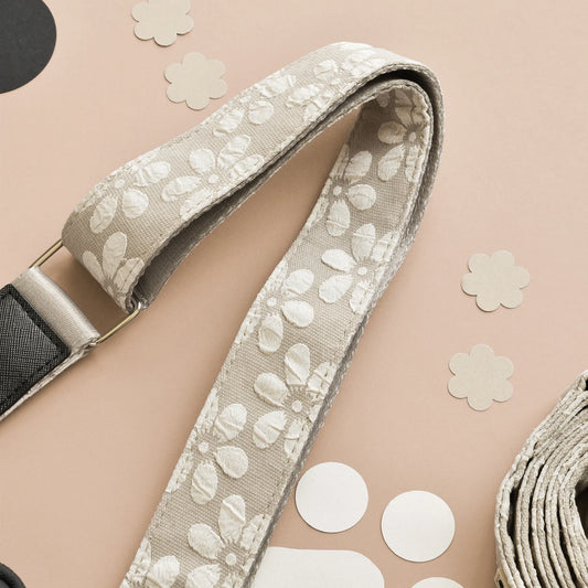 Cocopup London – LUXE Walking Bag Strap – Mocha Flower