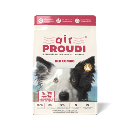 Proudi - Air Dried Dog Food Red Combo Super Premium Complete Meal