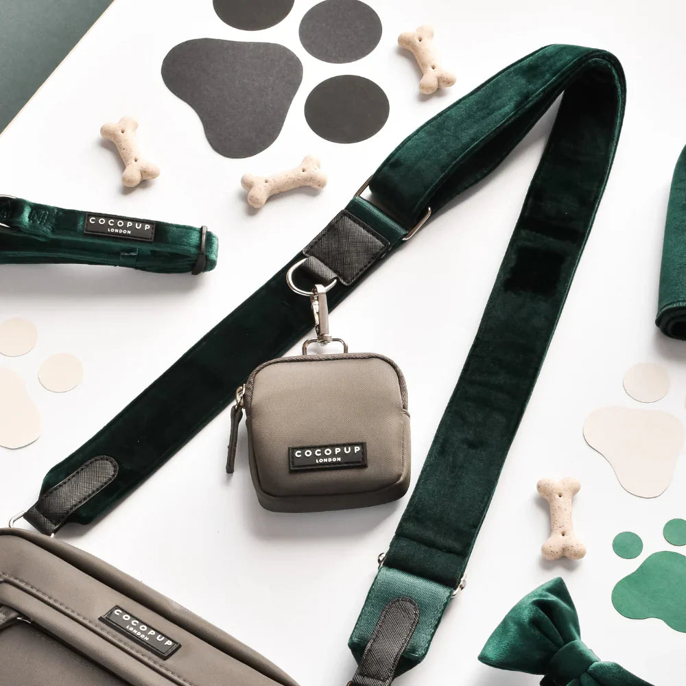 Walking Bag Strap – Forest Green Velvet