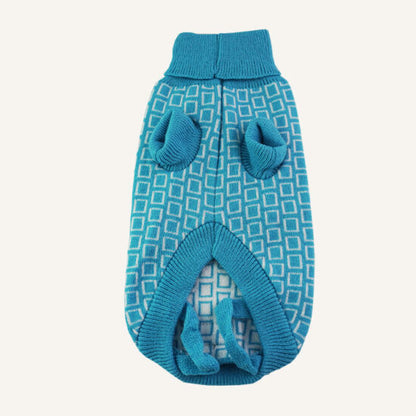 Dan & Sam Grooving dog jumper front detail