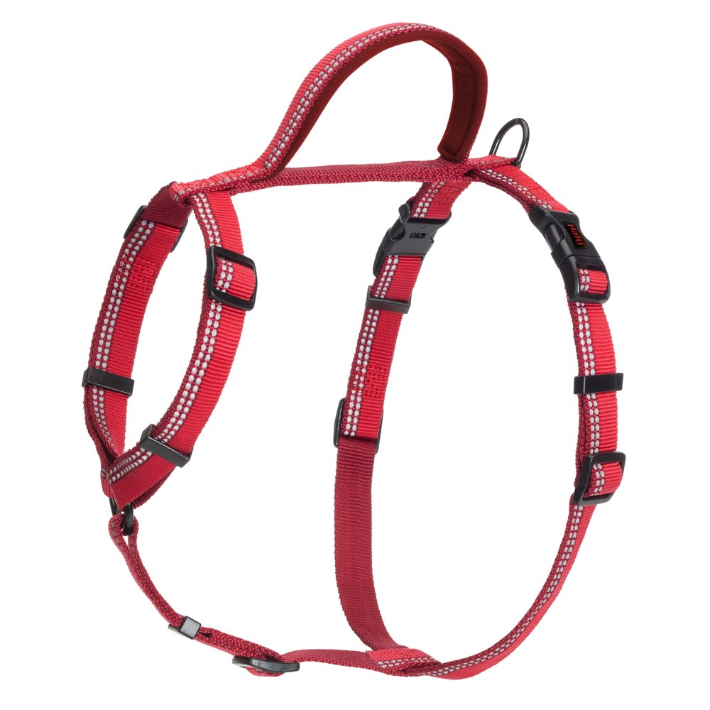 Halti Walking Harness in red, standalone product shot