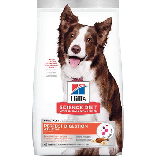 Hill's – Science Diet – Adult Dog (1-6) – Perfect Digestion
