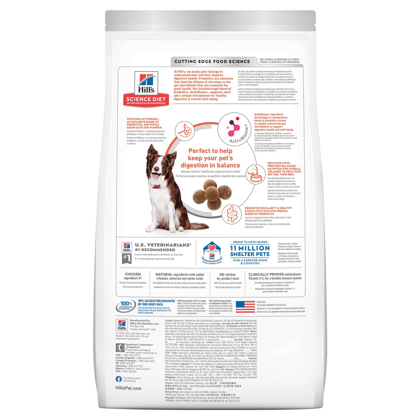 Hill's – Science Diet – Adult Dog (1-6) – Perfect Digestion
