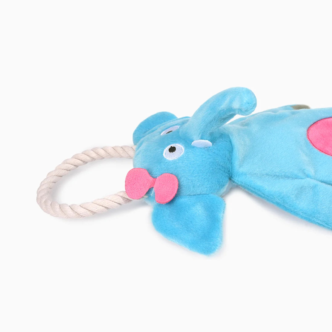 Hugsmart Jumbo Animal Elephant Dog Toy – size comparison