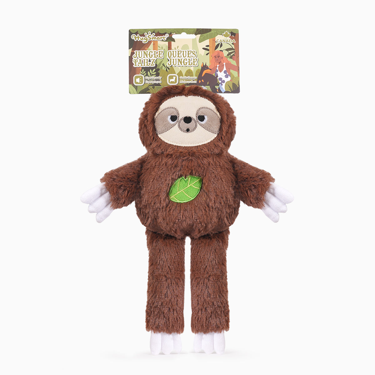 Hugsmart Jungle Tails Sloth – full product view