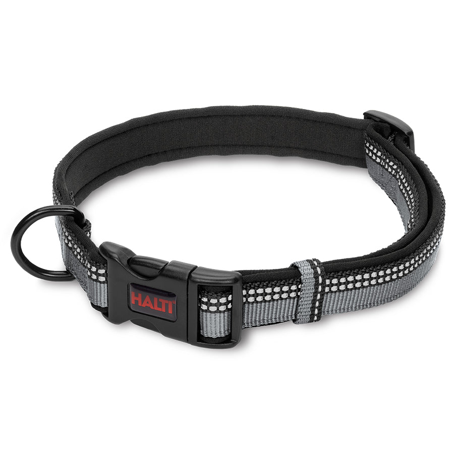 Halti Comfort Collar in black shown as a standalone dog collar