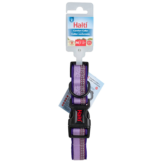 Halti Comfort Collar purple retail packaging