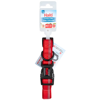 Halti Comfort Collar red retail packaging