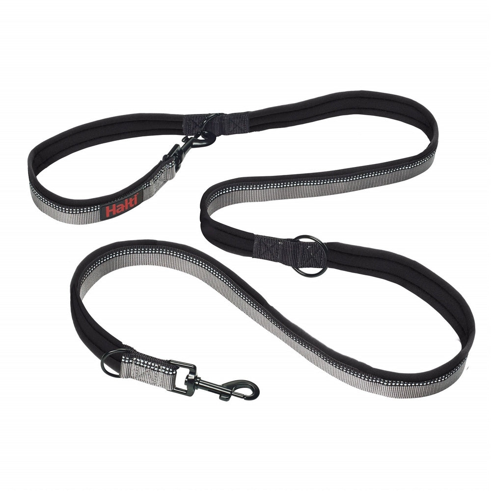 Halti Double Ended Lead in black, product shot
