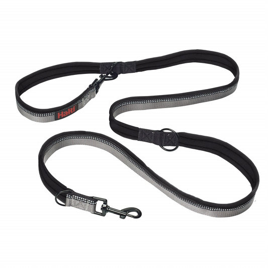 Halti Double Ended Lead in black, product shot
