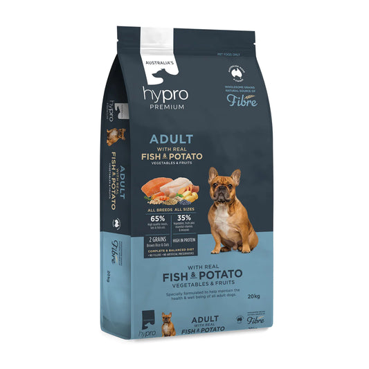 Hypro Premium Adult Dog Fish & Potato 20kg bag